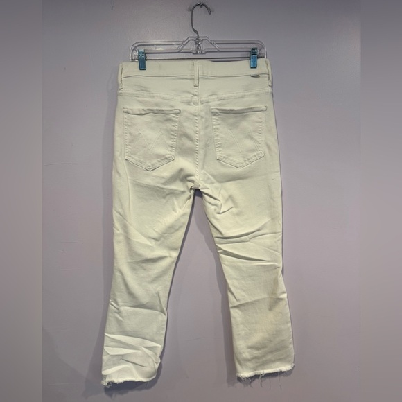 Mother the insider crop step Frey in white - Picture 6 of 6